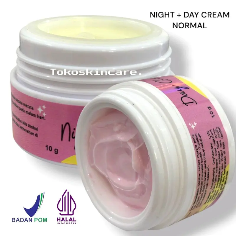 Night cream + Day ceam glow normal ziyan glow skincare 1