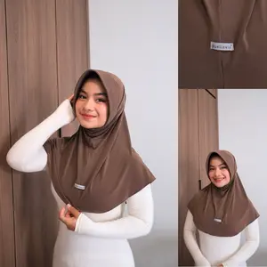 Puellavia - Xena Bergo M Hijab Instan Jersey Korea Ped Panjang