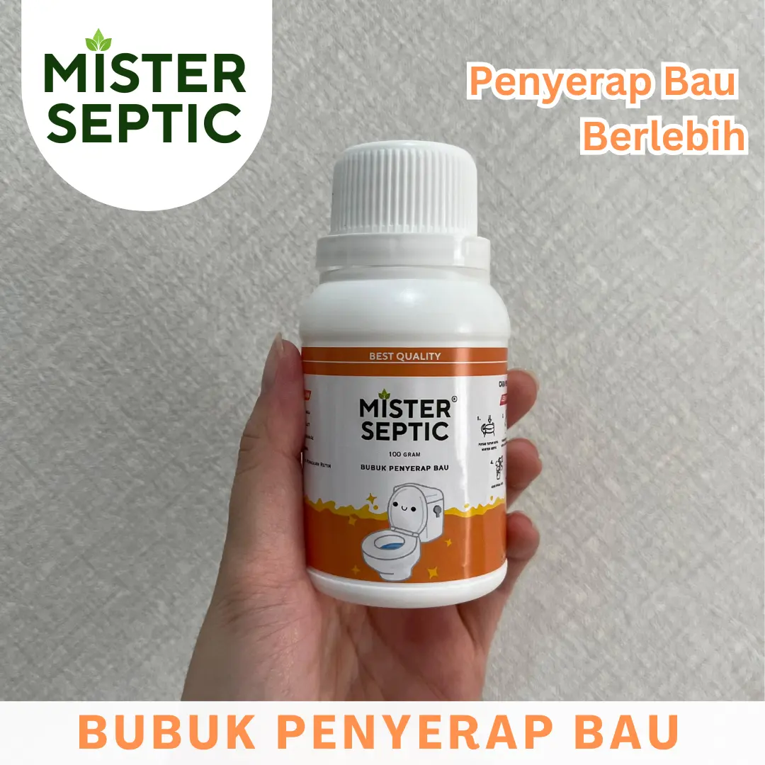 Bubuk Ajaib Mister Septic Penyerap Bau Saluran Pembuangan Closet, Sink, Wastafel, dan Kloset pembersih  wc