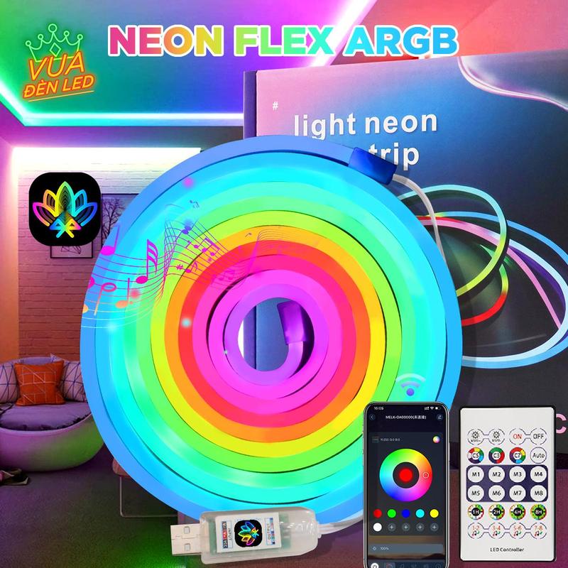   ƯU ĐÃI LIVE  Đèn NEON FLEX aRGB 
