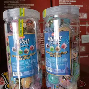 Mochi Yami Toples Isi 35pcs Food Halal Makanan Camilan Lebaran Korea Aneka Rasa BPOM Kemasan Unik