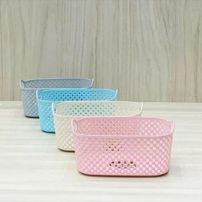  Combo 2 Rổ Quai Chữ Nhật 2415 Chất Liệu Nhựa PP Kích Thước 16 5 X 11 5 X 6 5 Cm Tiện Lợi Cho Đựng Đồ Và Vận Chuyển Hàng Hóa 