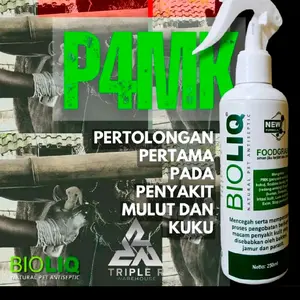BIOLIQ Spray untuk Mengatasi Penyakit PMK pada Sapi