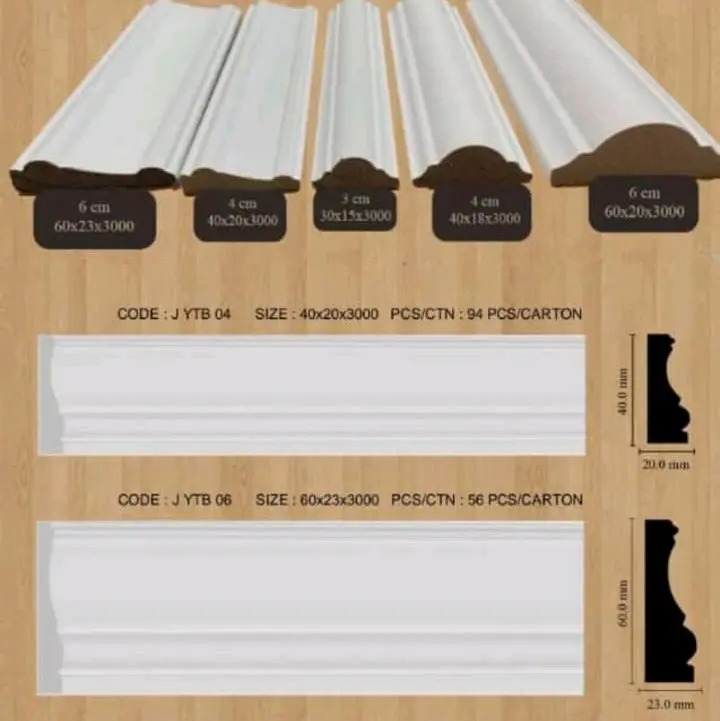 list moulding/ wall moulding/ dekorasi dinding/ interior design