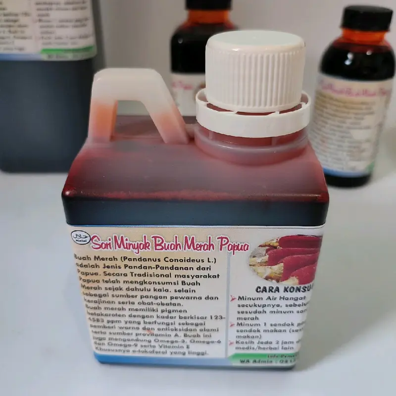 Sari Minyak Buah Merah Papua 1Liter 4