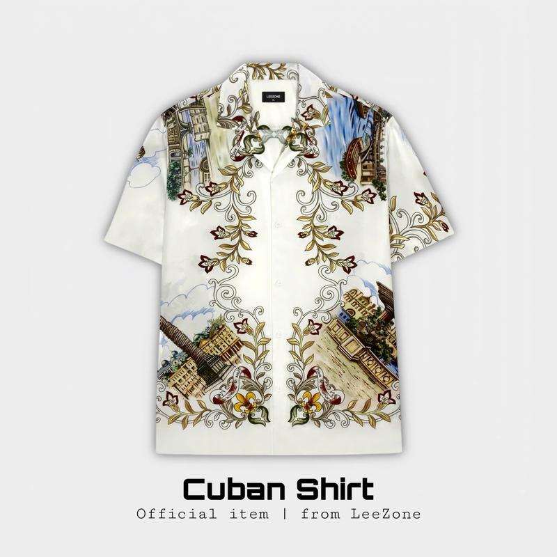 Sơmi Havana Vibe | Cuban Shirt LEEZONE form rộng Menswear Áo