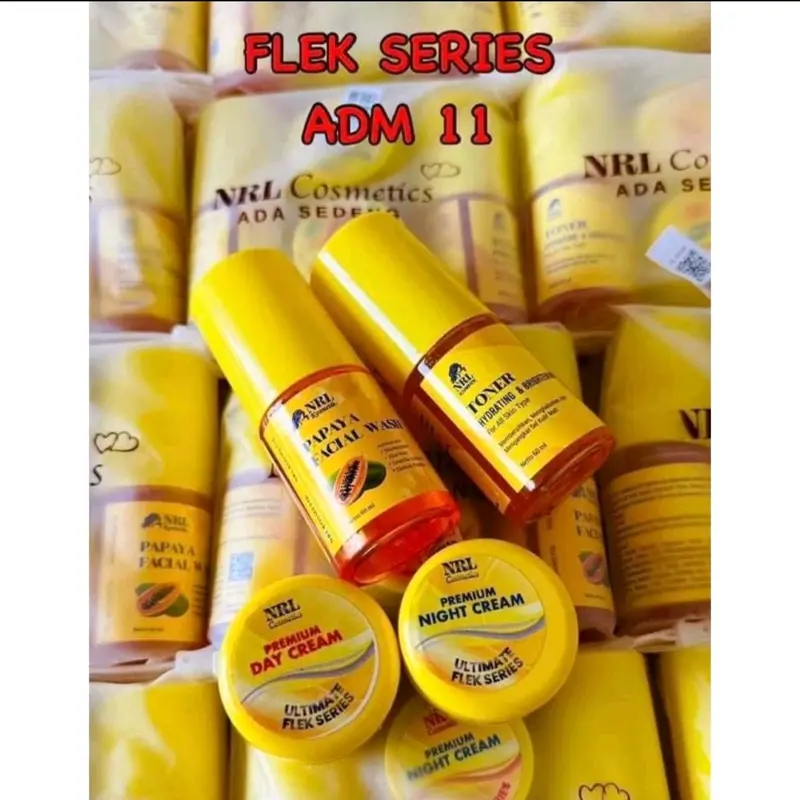 NRL Cosmetics Cream Glowing Series, Acne Series, Flek Series Mencerahkan Perempuan Wajah Wanita Memudarkan 3