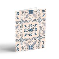 Gambar Capricorn Design Kartu Ucapan Aesthetic Vintage Blue | Greeting Card Everyday Motif Batik Mewah & Elegan - CB009 dari Capricorn Design Kota Tangerang Selatan 1 Tokopedia