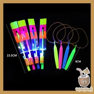 Mainan Anak Kitiran Terbang Berlampu Led Baling Baling