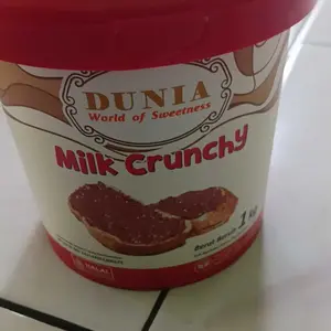 DUNIA SPREAD CRUNCHY 1 KG (FREE DUS DAN BUBLE) coklat duniagocrunchy