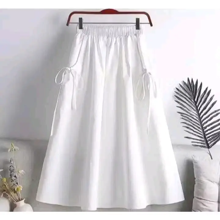 ROK DANIELA rok anak cewe polos aksen pita cantik rok mayung anak perempuan Fashion 3
