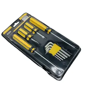 Obeng Set Plus Minus 9 in 1 Kunci L Screwdriver Multifungsi