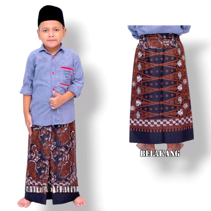 COD-Sarung Instan Anak Laki Laki Pinggang Karet Sarung Batik Anak Gus Iqdam Sarung Instan Anak Polos Putih Sarung Muslim Instan Anak Anak Santri Motif Batik Sarung Celana Anak Laki Laki Katun Adem Nyaman Usia 2-10 Tahun Panjang 4