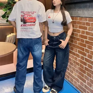 COUPLE BUNDLING Kachoww 100% Cotton Combed 24s / Kaos Couple / Baju Couple Pasangan / Kaos Boxy Oversize / Croptop / Croptee