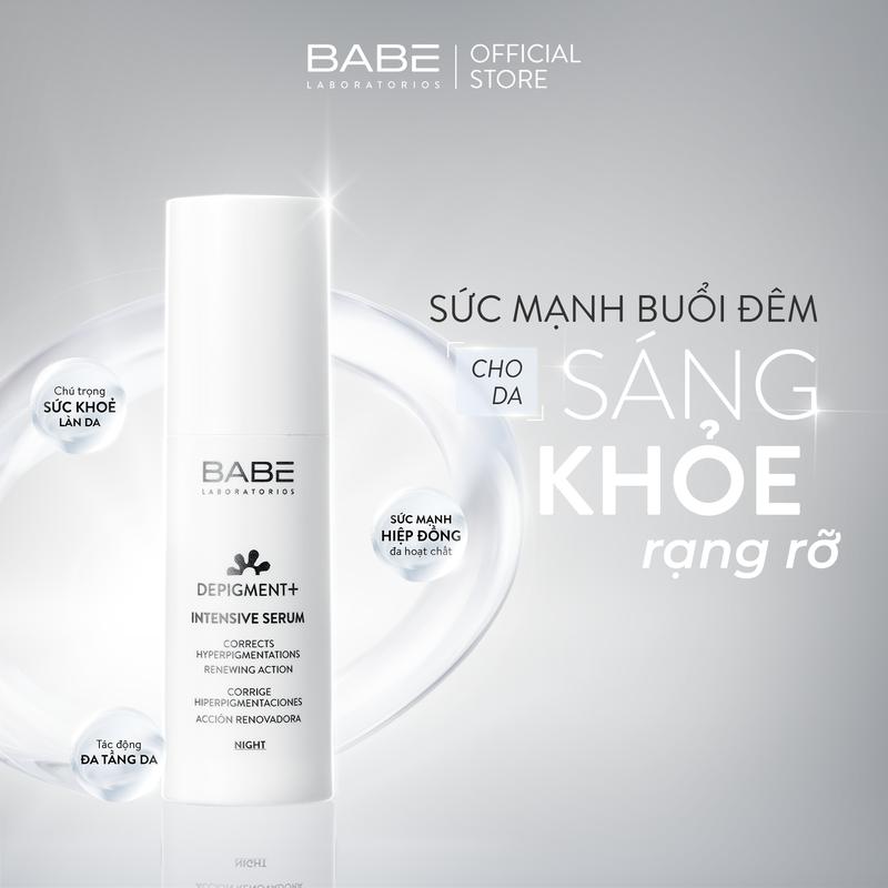 Tinh Chất Dưỡng Da Và Cải Thiện Vết Thâm Nám BABÉ DEPIGMENT+ Intensive Serum Chai 30ml