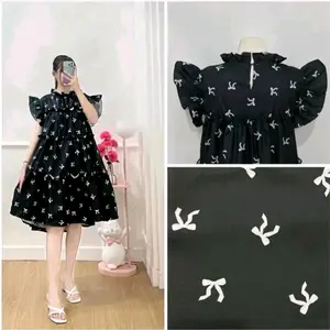 Gege-DOLLY DRESS/DRESS REMPEL SUSUN WANITA DOLLY