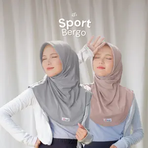 alfaeyza - Hijab Sport Pinguin | Bergo Sport Oval | Jilbab Olahraga | Faeyza Sport