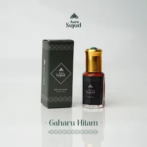 Minyak Wangi Gaharu by Aura Sujud Original 100% Parfum Sunnah Arab Non Alkohol Box Perfume
