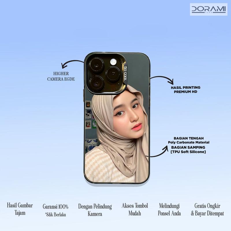 SO COOL HOLOGRAM PREMIUM MATTE - Custom Foto dan Nama - Softcase HYBRID IMD PLATE HOLOGRAM - Case Hp Softcase Hp 2