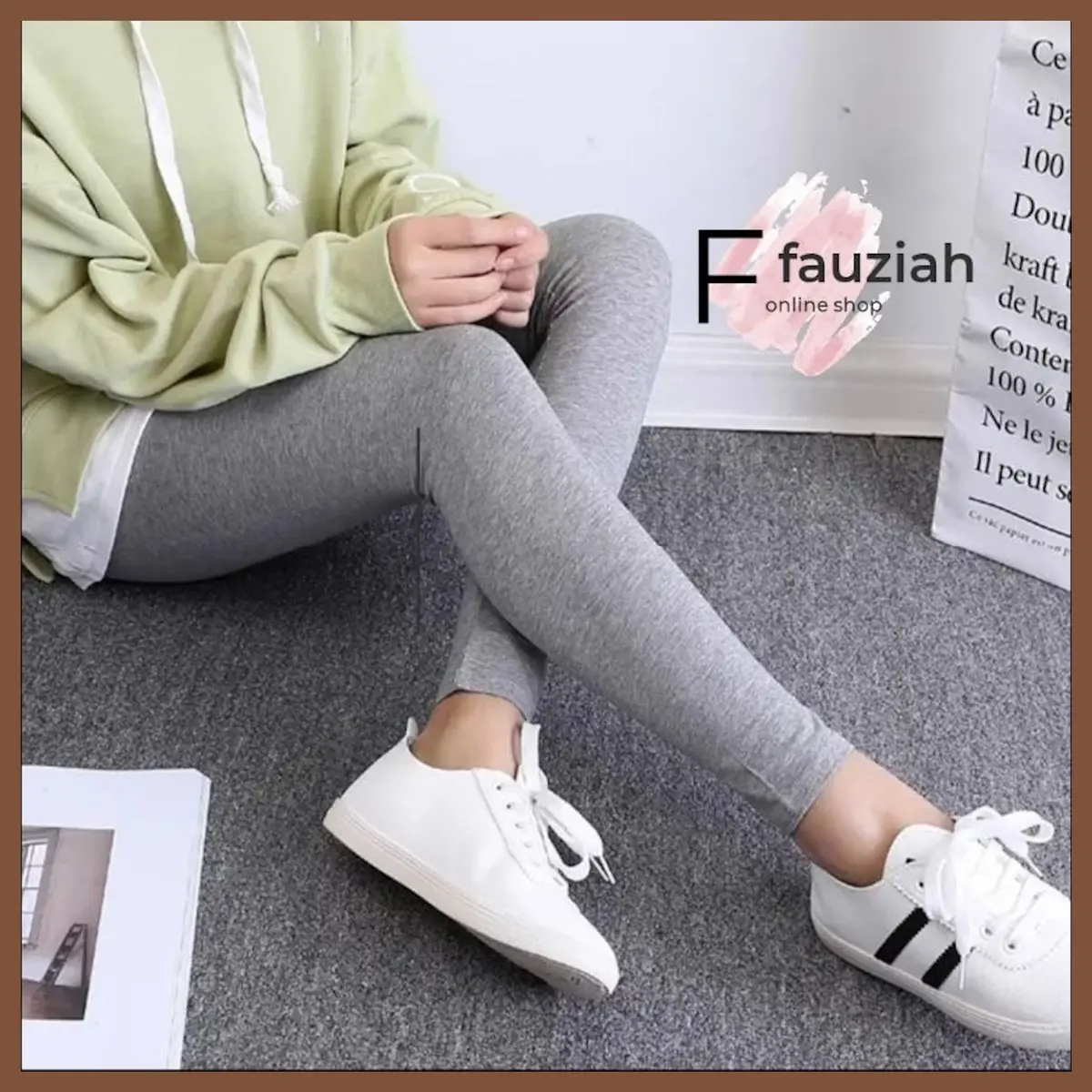 leging panjng SHOFT RAYON standar & jumbo ( sepandek kaos) Fit Legging Lembut Nyaman Panjang Soft