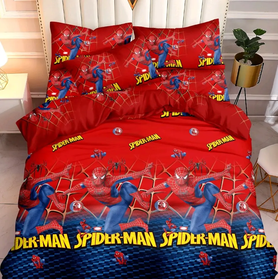 Bedcover karakter lucu full dacronn bedcover saja tanpa seprei-Restustoree.id Kain Selimut