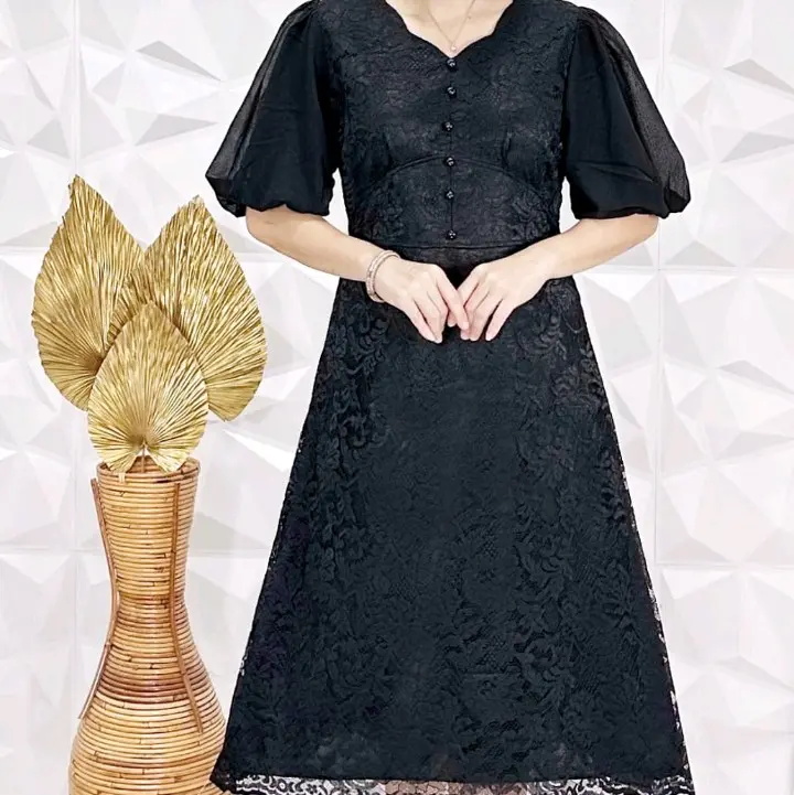 Dres Margaretha brokat cantik