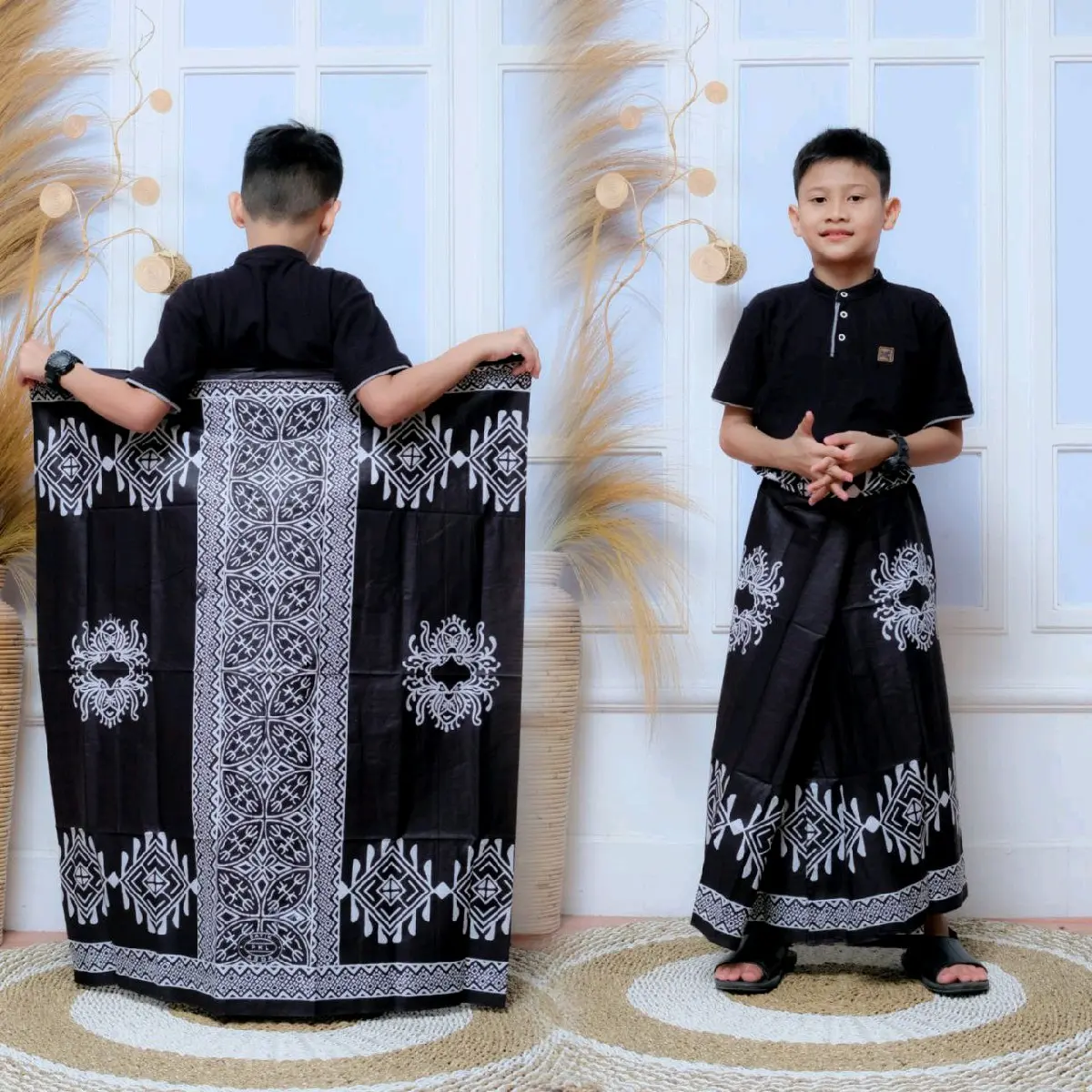 SARUNG ANAK SD  GUS IQDAM BATIK KATUN EXCLUSIVE TERBARU KELAS 3-6 SD (UMUR 8-10 TAHUN)