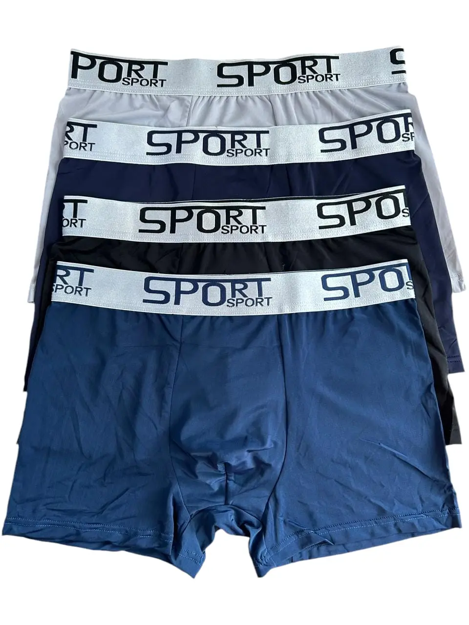 BOXER SPORT PRIA ISI 3-6 PCS KATUN SPANDEK ADEM LEMBUT SIZE M.L.XL.XXL.XXXL Spandex Nyaman Dewasa Segitiga Remaja