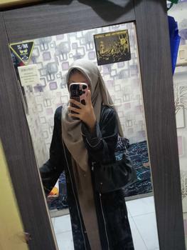 Product Review of ZARQA - Luna Gamis 2 | Abaya gamis sisesa Two Tone List Bisban Polos Muslim Turki Dewasa Remaja Lebaran terbaru 2025 Crinkle Mewah Maxi abaya santri Airflow Simple from c**🌜 2