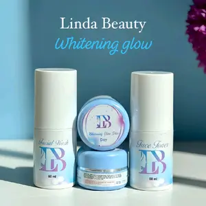 Linda beauty Whitening glow DNA salmon Perawatan Wajah Kusam Memutihkan,mengglowingkan  dan Memudarkan flek  Hitam