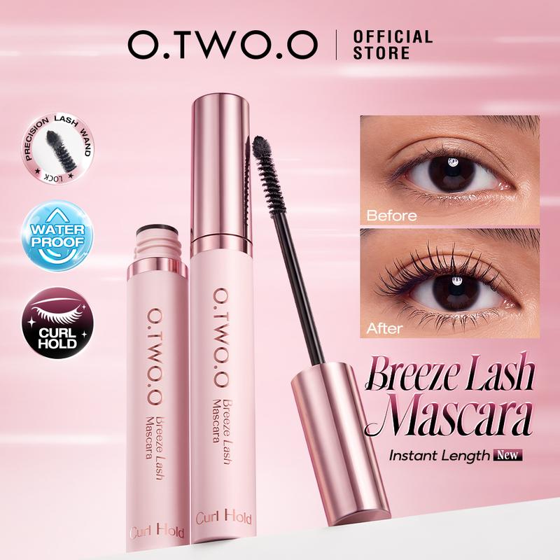 O.TWO.O Breeze Lash Mascara — Chuốt êm mượt, giữ nếp bền lâu; mang lại độ dày nhẹ tự nhiên, ngăn tình trạng mi bị rủ, giúp hàng mi trông dày và cong vút đầy tự nhiên.