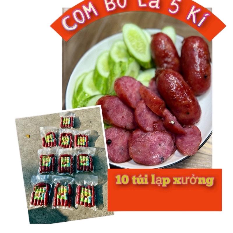  Com bo 5 kí Lạp Xưởng Cao Cấp  sấy dẻo vị mặn ngọt “ PHONG MY “ đặc sản CAI LẬY 