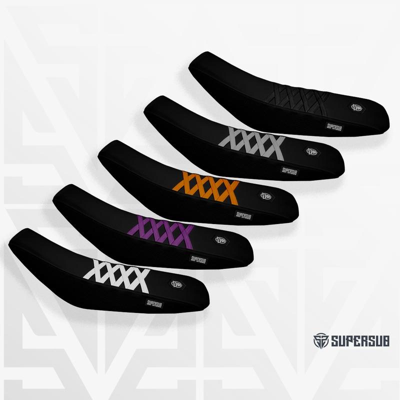 Kulit Jok Supersub Extreme Series Hitam Sarung Jok CRF KLX Dtracker WR 155 Kain Jok Motor Trail Supermoto 3