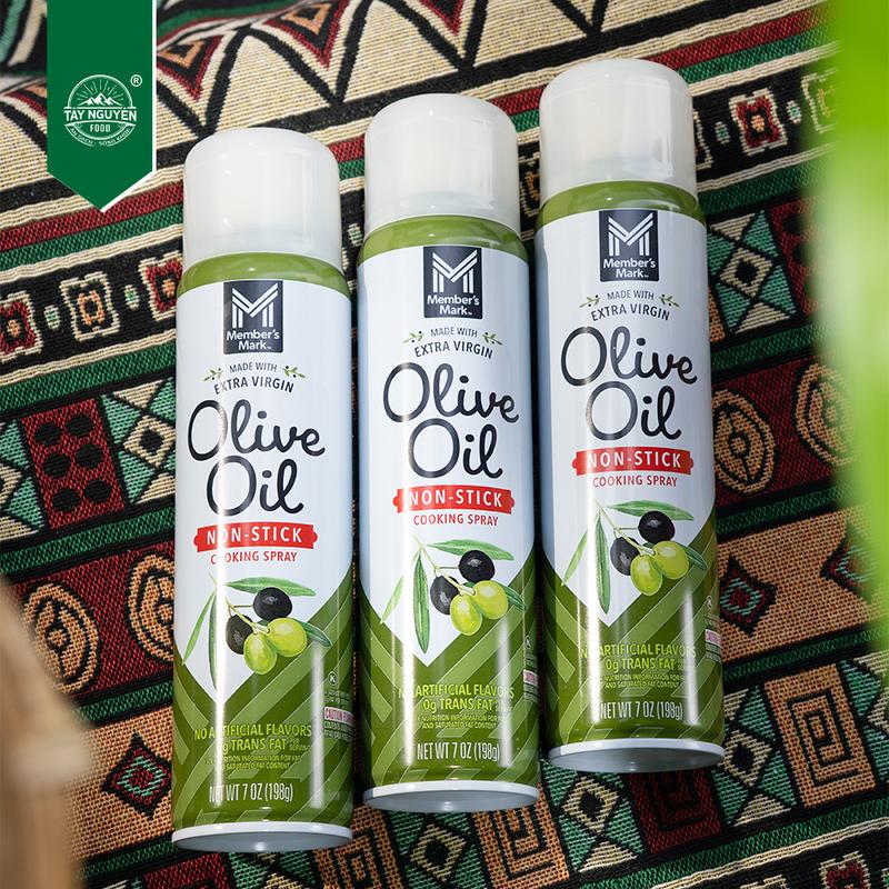 Dầu xịt Olive Oil Member's Mark - Net WT 7 OZ Tây Nguyên Food - Việt Nam 198g