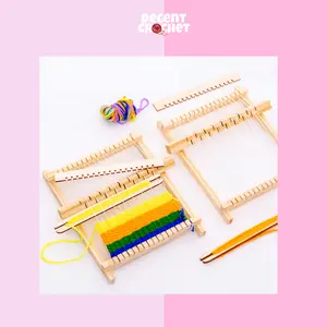 Alat DIY Mini Weaving Loom Knitting Menganyam Tenun