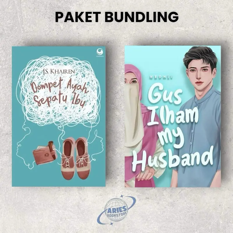 PAKET BUNDLING ISI 2 BUKU / DOMPET AYAH SEPATU IBU & MY GUS MY HUSBAND