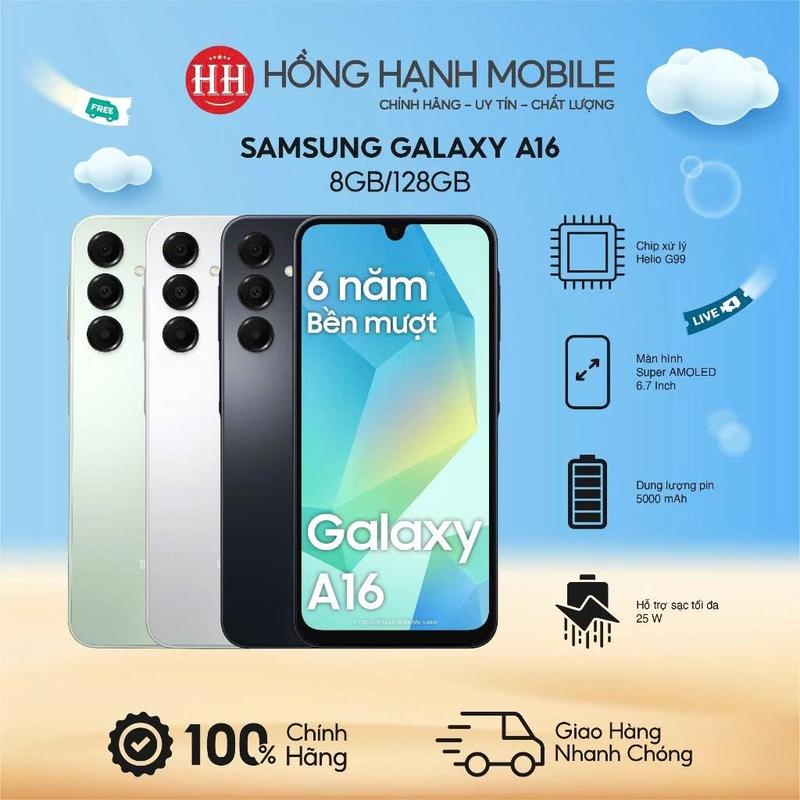 Điện Thoại Samsung Galaxy A16 8GB/128GB - Hàng Chính Hãng