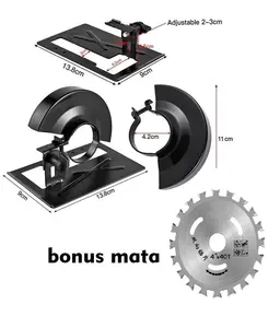 Stand Holder Dudukan Gerinda + Cover PLUS Circular Saw Blade Mata Circle Mata Gergaji Kayu