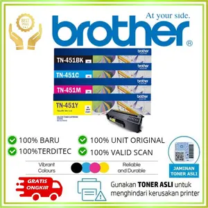 Toner brother tn-451 original 1 set ( bk,m,c,y)