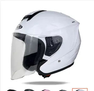 Helm Half Face MLA PHANTOM / Putih Kaca Bening [SNI] Helm PREMIUM Untuk Wanita/Peria Dewasa Bisa Cod Motorcycle