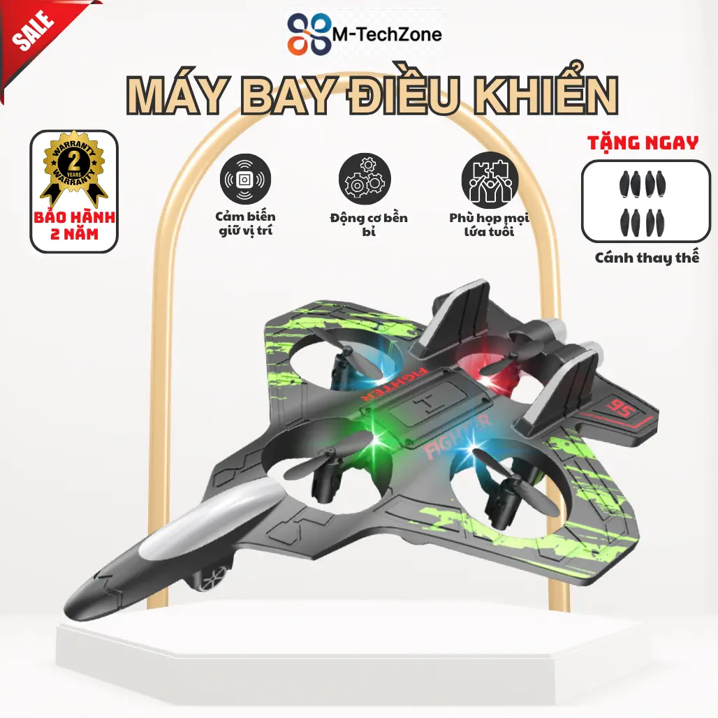 Máy Bay Điều Khiển SU97 Dễ Sử Dụng An Toàn CHo Trẻ Nhỏ Tập Chơi Trong Nhà Có Cảm Biến Bụng Bảo Vệ Cánh Chống Va Chạm