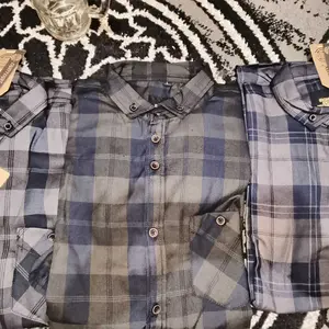 Kemeja Flanel Lengan Panjang Premium GDG Pria Distro Casual Baju Katun Atasan Cowok Dewasa Hitam Kotak Kemeja Flanel Tartan Hem Motif Kantong Wanita