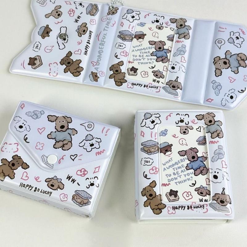 Album Ảnh 3 Inch, Mới, Dung Lượng Thẻ 32 Chiếc, Chất Liệu PU, Thích Hợp Cho Người Sưu Tập Thẻ Thần Tượng, Đóng Gáy Lá Rời 0