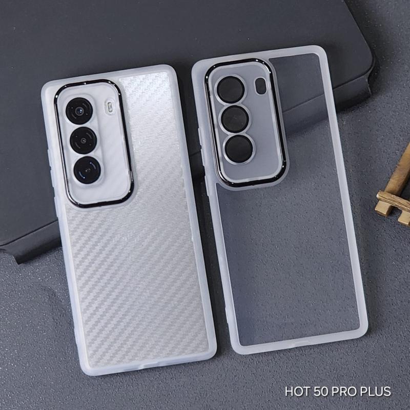 Baifu - Hybrid Case Clear Case Infin1x Hot 50 4G Hot 50 5G Hot 50 Pro Plus 6