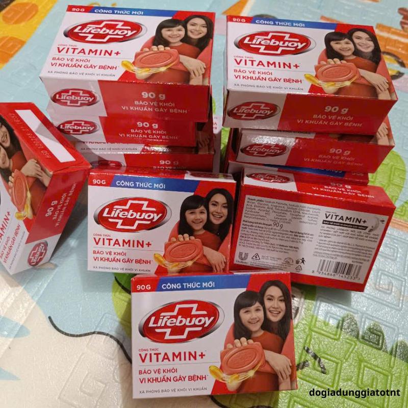 Set 10 cục Xà Bông  Lifebuoy Diệt Khuẩn Dưỡng Ẩm Chăm Sóc Da 90g-(NT)