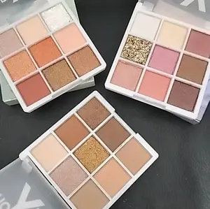 EYESHADOW GLITTER 9WARNA WATERPROOF AND LONG LASTING Palette