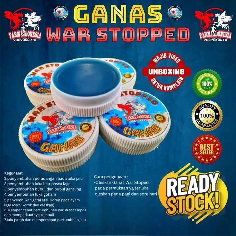 Ganas War Stopped Salep Khusus Ayam