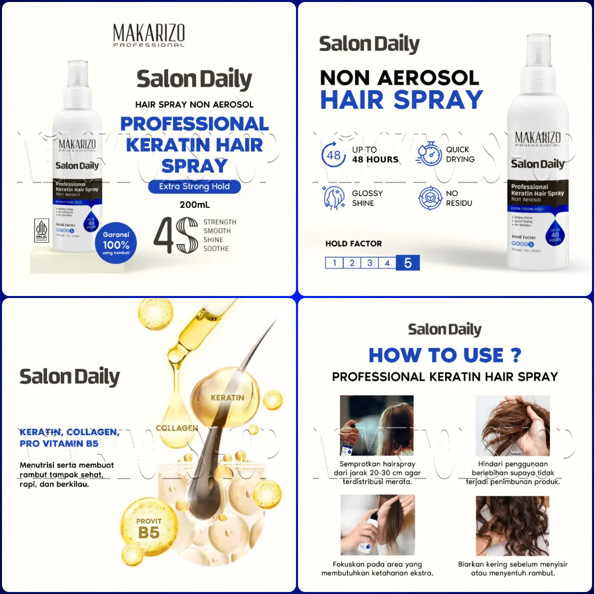 KERATIN SPRAY EXTRA STRONG HOLD 200ML