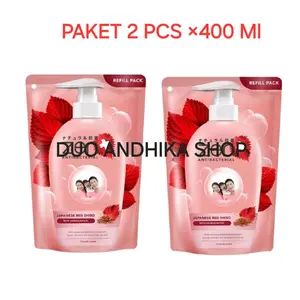 Zen Sabun Cair Anti Bacterial Shiso 400ml Paket Hemat 2 PCS Body Wash Membersihkan Tubuh Melembutkan Kulit Aroma Segar - Perawatan