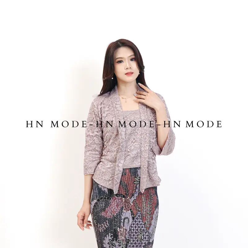 HN MODE - Atasan kebaya kutubaru pendek / kebaya kartini / kebaya pesta 1